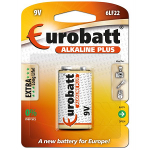 1x Mocna Bateria Alkaliczna 9v 6lr61 6f22