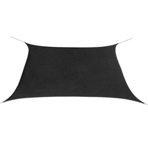 43022 Sunshade Sail Oxford Fabric Square 2x2 m Anthracite