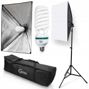 Lampa SOFTBOX Monohead 50x70cm 85W 230cm torba