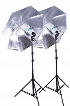 Zestaw Oświetleniowy 2x125w=600w Statyw 230cm