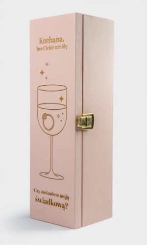 Skrzynka Na Alkohol Dla Świadkowej