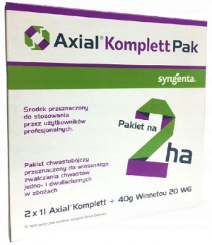 Axial Komplett Pak 2x1l+winnetou 20wg 40g Środek Chwasty Zboża Ozime