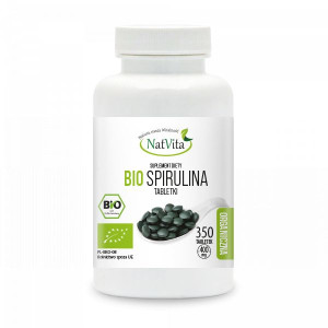 Spirulina BIO tabletki 400mg 350 tabletek NatVita