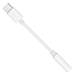 Adapter Usb Typ C - Mini Jack 3,5mm Biały