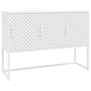 Szafka boczna, biała, 105x35x75 cm, stal