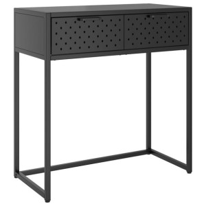 Stolik konsolowy, antracytowy, 72x35x75 cm, stalowy