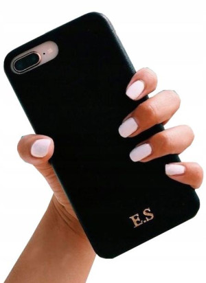 Etui Monogram inicjały do Huawei Y7 2019