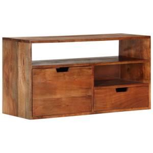 Szafka pod TV, 80 x 30 x 42 cm, lite drewno akacjowe
