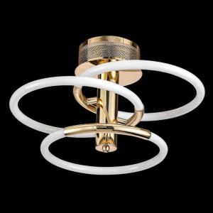 Lampa sufitowa SELVINI JX2018-3A GOLD ledowe okręgi rings 35W 3000K złote