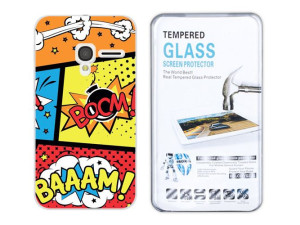 Kreatui Etui Artcase 0.3 Alcatel Pixi 4 4.0 +szkło