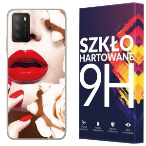 Etui Do Xiaomi Poco M3 Obudowa Fotocase + Szkło 9h