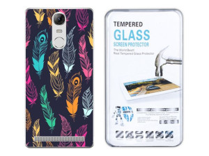 Kreatui Etui Artcase 0.3mm Lenovo K5 Note + Szkło