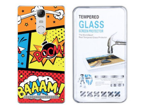 Kreatui Etui Artcase 0.3mm Lenovo K5 Note + Szkło