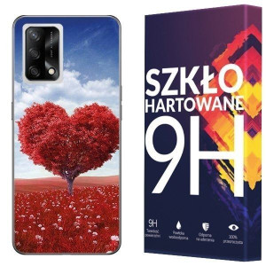 Etui Do Oppo A74 Pokrowiec Nadruk Fotocase + Szkło