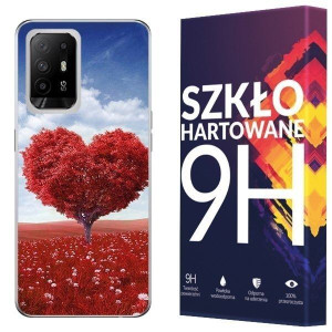 Etui Do Oppo Reno 5z Pokrowiec Fotocase + Szkło 9h