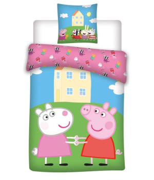 Pościel licencyjna Świnka Peppa 160x200 Detexpol