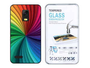 Kreatui Etui Nadruk Artcase Myphone Mini + Szkło