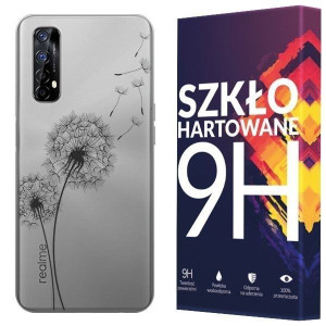 Etui Do Realme 7 Nadruk Kreatui Koronka + Szkło 9h
