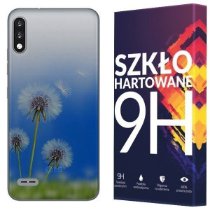 Etui Do Lg K22 Pokrowiec Nadruk Gradient +szkło 9h