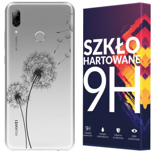 Etui Do Huawei P Smart 2019 Koronka Nadruk + Szkło
