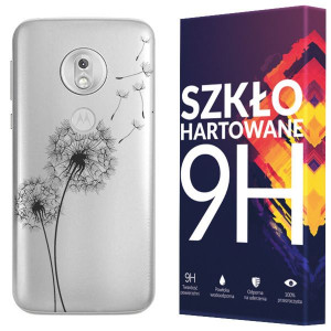 Etui Do Motorola Moto G7 Play Koronka Nadruk Szkło