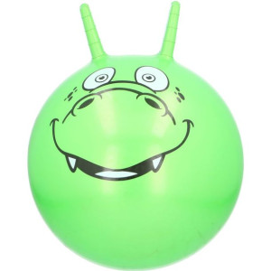 Piłka do skakania z rogami 45cm - ZIELONA