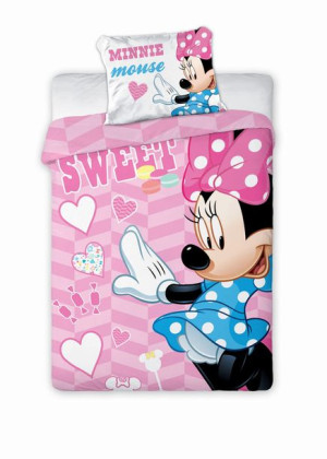 Pościel do łóżeczka Myszka Minnie 100x135 Faro