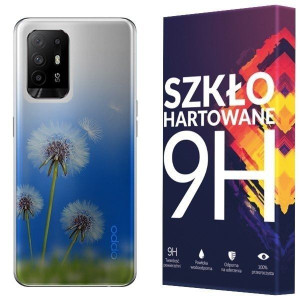 Etui Do Oppo A94 5g Pokrowiec Gradient + Szkło 9h