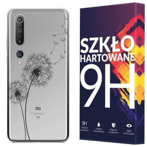 Etui Do Xiaomi Mi 10 / Pro Koronka Nadruk + Szkło