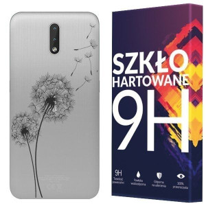 Etui Do Nokia 2.3 Pokrowiec Case Koronka + Szkło