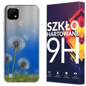 Etui Do Realme C21 Case Gradient Kreatui + Szkło