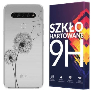 Etui Do Lg K61 Pokrowiec Case Koronka + Szkło 9h