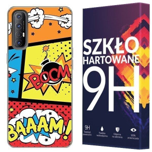 Etui Do Oppo Reno 3 Pro Artcase 0.3mm + Szkło 9h
