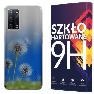 Etui Do Oppo A55 5g Pokrowiec Gradient + Szkło 9h