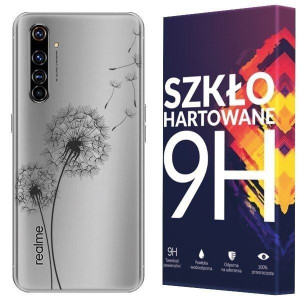 Etui Do Realme 6 Pro Pokrowiec Koronka + Szkło 9h
