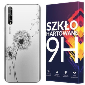 Etui Do Huawei Y8p Nadruk Koronka Kreatui + Szkło