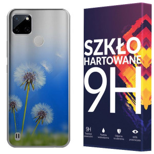 Etui Do Realme C21y Pokrowiec Gradient + Szkło 9h