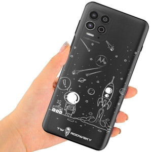 Etui Do Motorola Moto G100 Nadruk Twardowsky Space