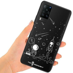 Etui Do Vivo X60 Case Twardowsky Space + Szkło 9h