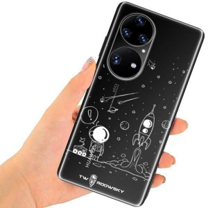 Etui Do Huawei P50 Pro Pokrowiec Twardowsky Space