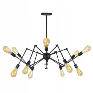 Lampa Sufitowa Wisząca App258-12c Metal Industrial