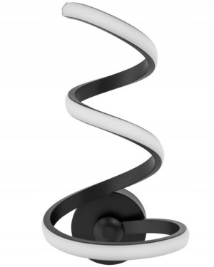 Lampa Ścienna Kinkiet Spring Up Black Led Czarny
