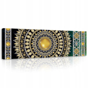 Obraz MANDALA Do Salonu Sypialni Duzy XXL 145x45
