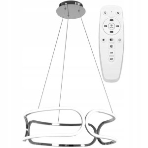 Lampa Sufitowa Wisząca Ring Nowoczesna Led + Pilot