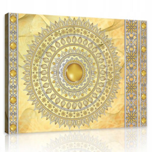 Obraz do salonu MANDALA nowoczesny duży 3D 100x70