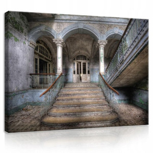 Obraz do salonu SCHODY ARCHITEKTURA LOFT 3D 100x70