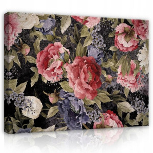Obraz Kwiaty Peonie Nowoczesny Do Salonu 3d 100x70