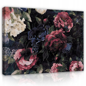 Obraz Kwiaty Peonie Nowoczesny Sypialnia 3d 100x70