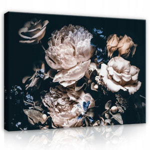 Obraz Kwiaty Peonie Piwonie Sypialnia Duży 100x70
