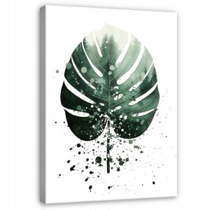 Obraz LIŚĆ MONSTERA na płótnie nowoczesny 100x70